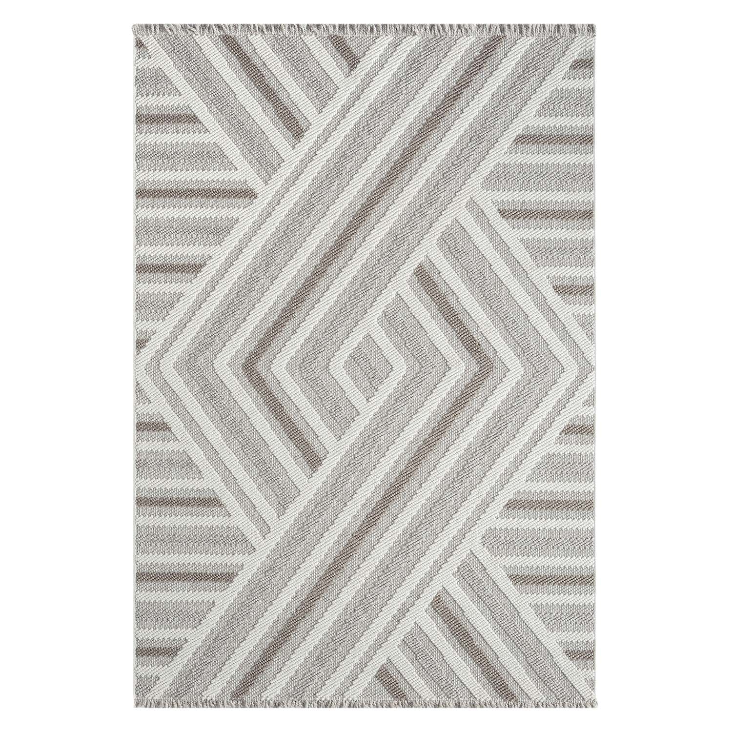 Gulvtæppe Lindo 7590, Beige 140x200 Black Friday Carpet City Udsalg