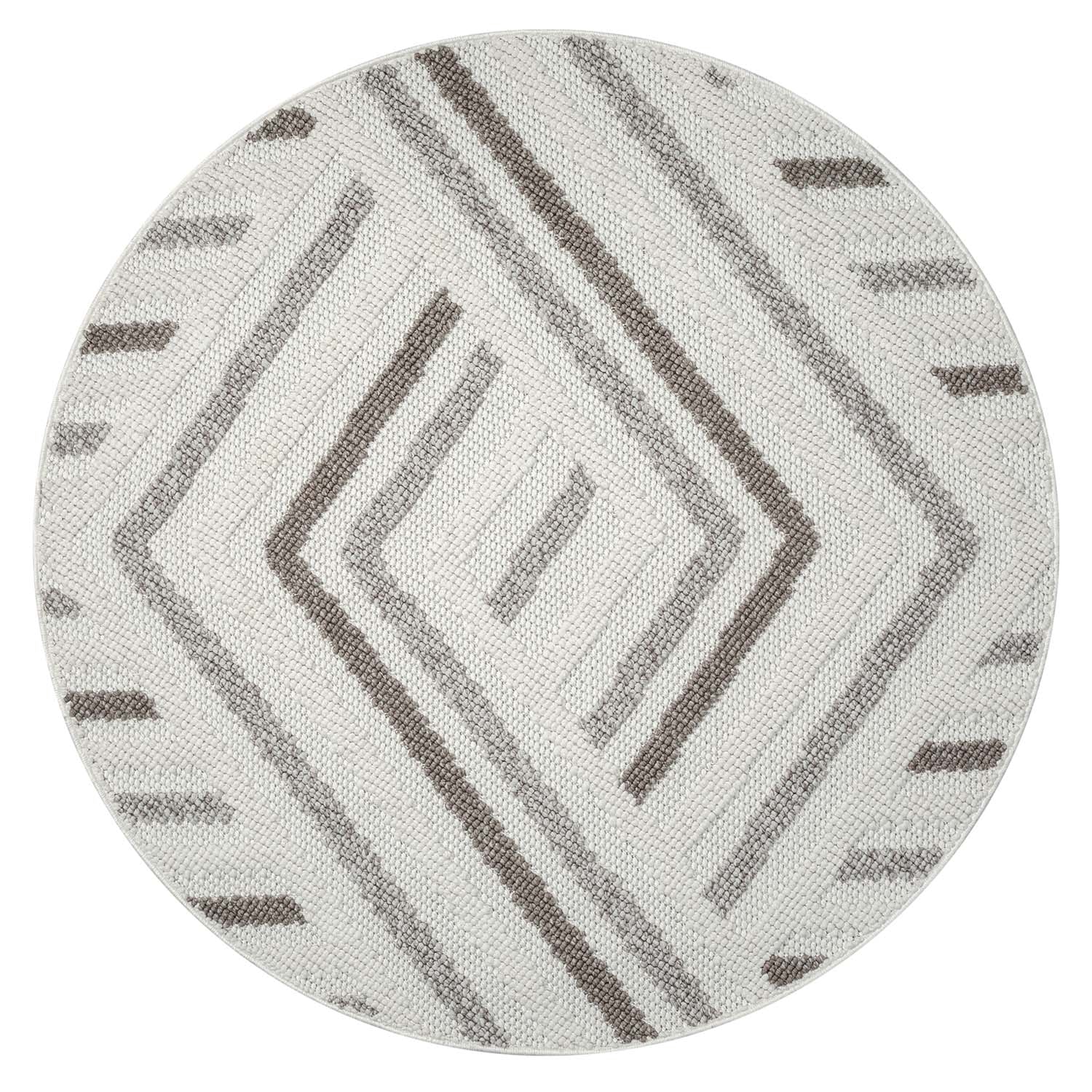 Gulvtæppe Lindo 7590 Creme, Beige 160x160r Black Friday Carpet City Udsalg