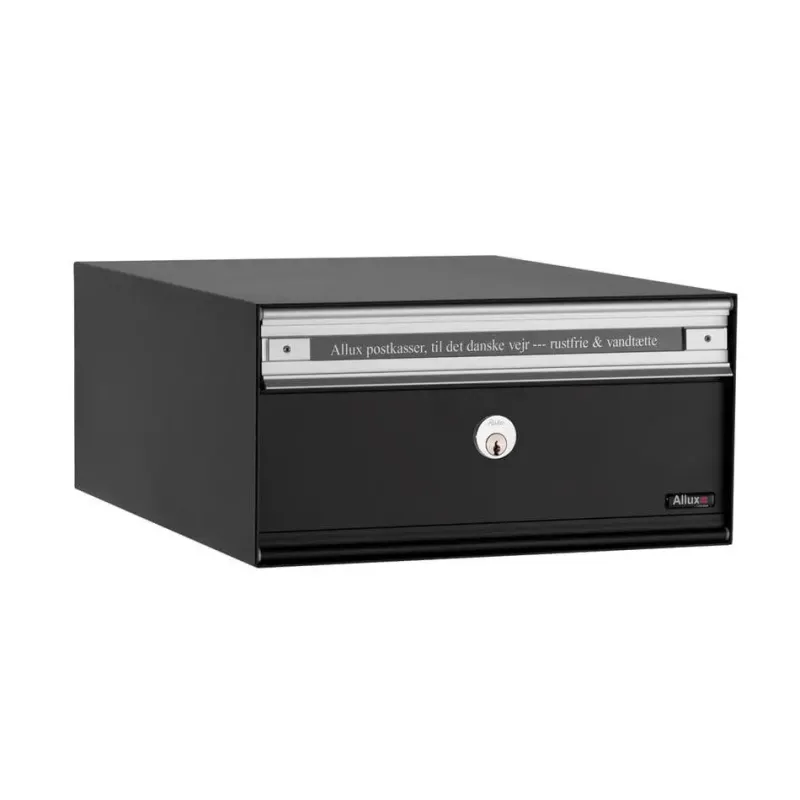 Pc1   Uden Lås 1 Modul Sort M Stållåge Systempostkasse   F47805 1s Black Friday Allux Udsalg