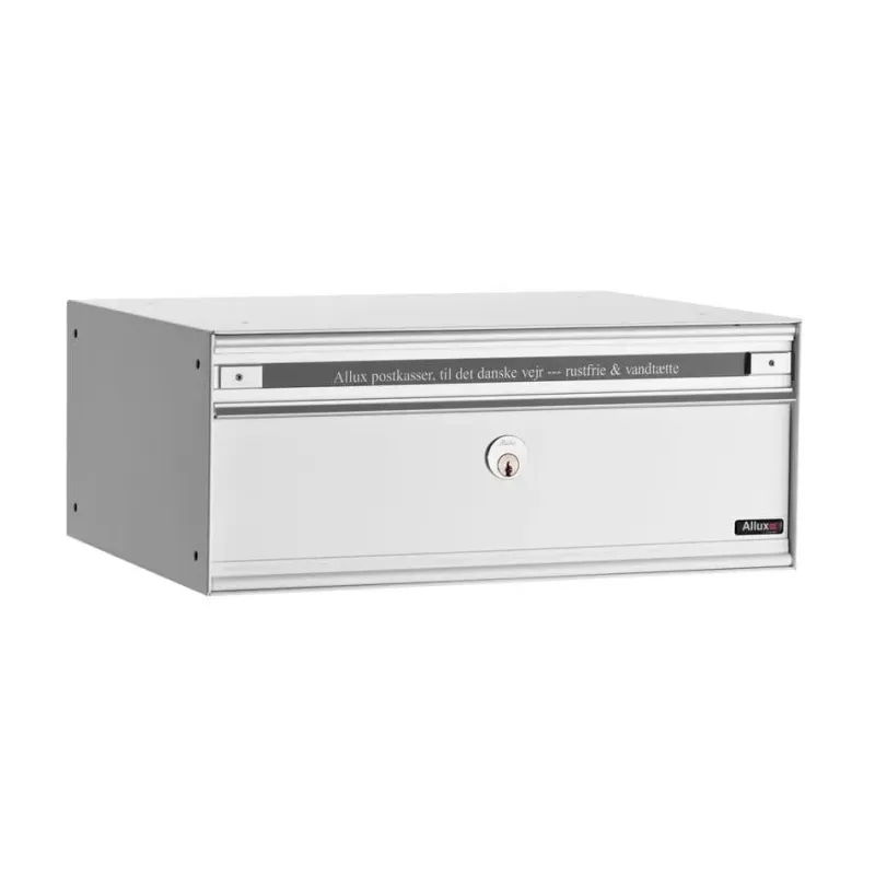 Pc2   Uden Lås 1 Modul Hvid M. Stållåge Systempostkasse   F47855 1h Black Friday Allux Udsalg