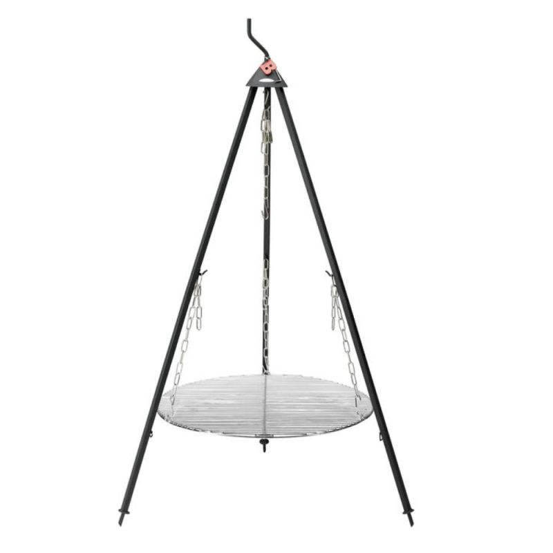 Bon Fire Basissæt Inkl.: 3 Ben 140 Cm, Grillrist ø60 Cm Kæder 50 Cm Black Friday Bon-fire Udsalg