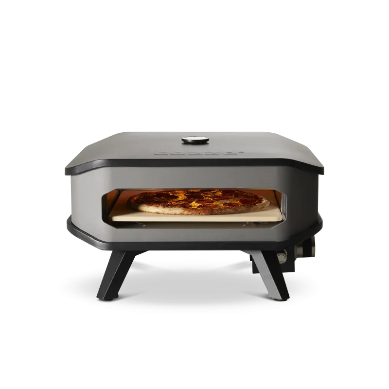 13" Pizzaovn Til Gas Med Termometer Og Pizzasten 5,0kw Black Friday Cozze Udsalg
