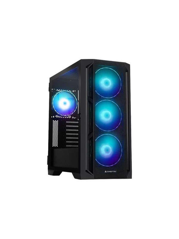 Apex Lumo   Kabinet   Tower   Sort Black Friday Chieftec Udsalg