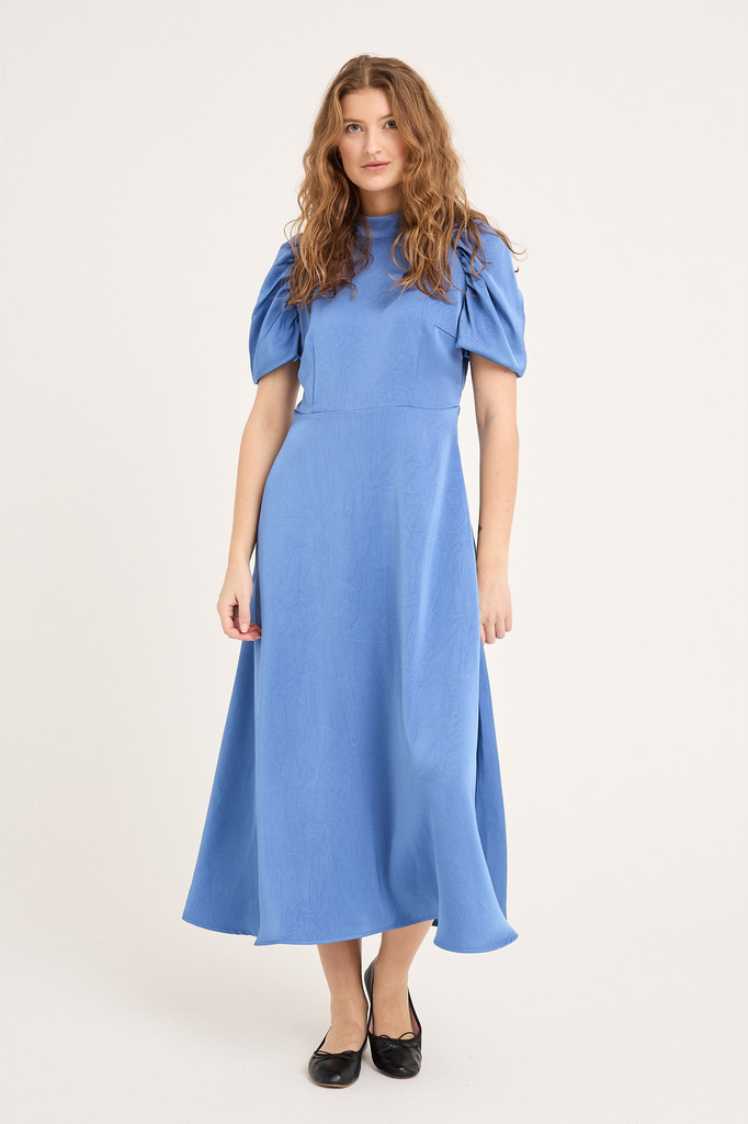 A View   Kjole   Rutina Dress   Medium Blue (levering Slut Juli) Black Friday A-view Udsalg