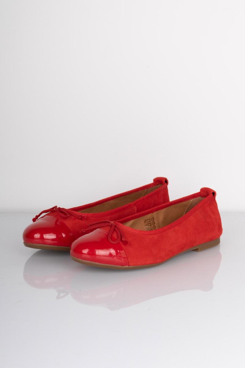 Ballerina   Lucy Lu   Red Patent Black Friday Pavement Udsalg