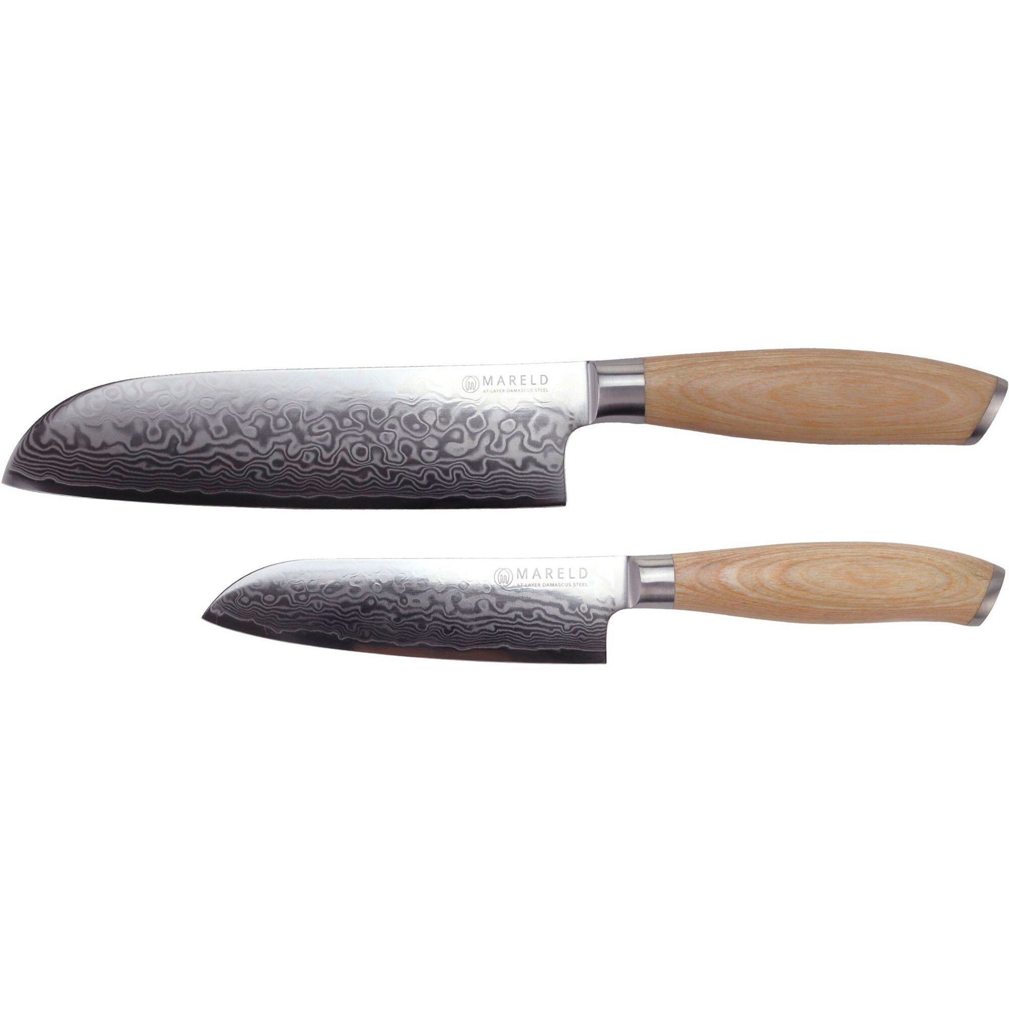 Akio Santoku Sæt, 2 Dele, 13 & 18 Cm Black Friday Mareld Udsalg